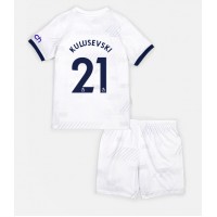 Dětský Fotbalový dres Tottenham Hotspur Dejan Kulusevski #21 2023-24 Domácí Krátký Rukáv (+ trenýrky)